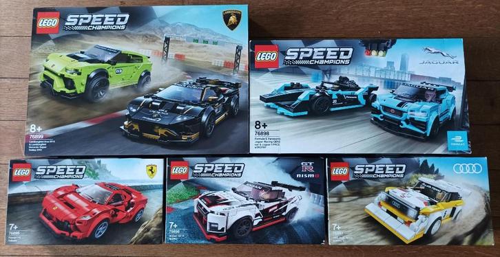 Lot 5 Lego Speed champions 76895 76896 76897 76898 76899, Enfants & Bébés, Jouets | Duplo & Lego, Neuf, Lego, Ensemble complet