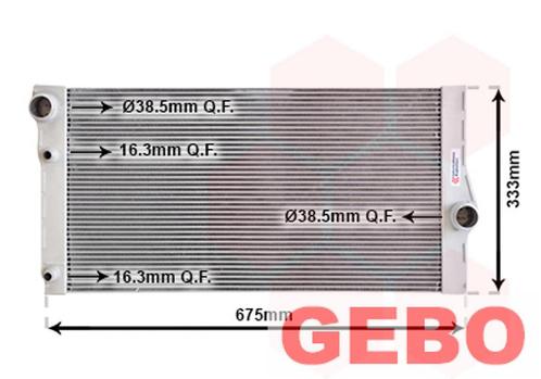 BMW F10/F11 2010 T/M 2017 Radiator Diesel 518d / 520d / 525d, Auto-onderdelen, Motor en Toebehoren, BMW, Nieuw, 6 maanden garantie