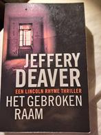 Jeffery Deaver ´Het gebroken raam´ à 3€, Ophalen, Zo goed als nieuw