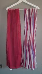 2 chiffon sjaals "162x29cm", Kleding | Dames, Mutsen, Sjaals en Handschoenen, Ophalen of Verzenden, Sjaal
