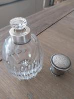 Flacon de parfum ancien de 11,5 cm en cristal avec bouchon e, Antiquités & Art, Antiquités | Argent & Or, Enlèvement