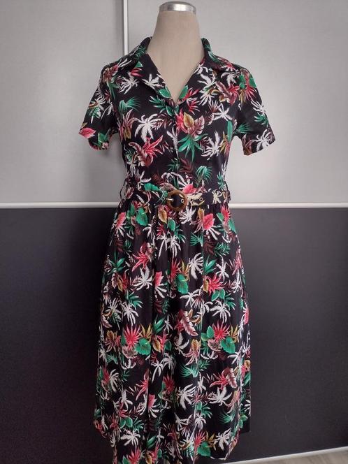 Vintage repro jurk Seventy One maat S, Kleding | Dames, Jurken, Zo goed als nieuw, Maat 36 (S), Ophalen of Verzenden