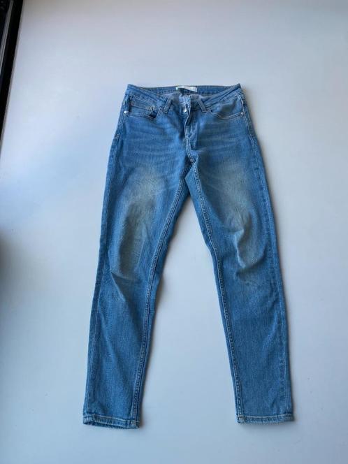 zara 38, Kleding | Dames, Broeken en Pantalons, Zo goed als nieuw, Maat 38/40 (M), Blauw, Lang, Ophalen of Verzenden