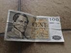 Bankbiljet België 100 frank 1958, Postzegels en Munten, Ophalen, Los biljet
