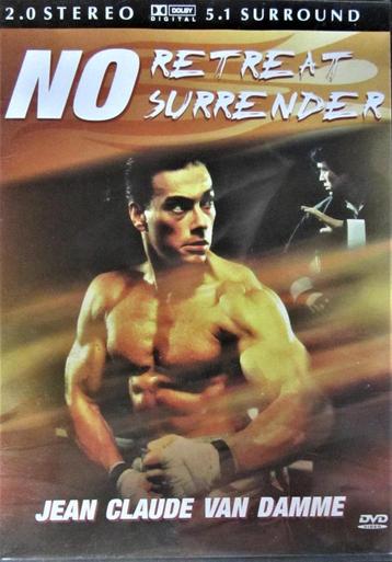 DVD ACTIE- NO RETREAT NO SURRENDER (JEAN-CLAUDE VAN DAMME) beschikbaar voor biedingen