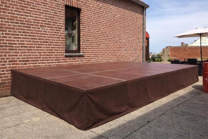 Modulair podium te koop – 8 elementen (200 x 100 cm), Hobby en Vrije tijd, Overige Hobby en Vrije tijd, Ophalen