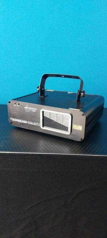 Laser couleur Mk2 à double faisceau de JB Systems, Musique & Instruments, Lumières & Lasers, Enlèvement, Utilisé, Laser, Commande sonore
