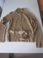 gebreide cardigan halflang cognac, Comme neuf, Beige, Enlèvement, CNB