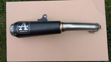 Arrow slip on uitlaat voor Husqvarna Svartpilen 125 beschikbaar voor biedingen