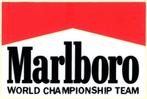 Marlboro World Championship Team sticker #1, Verzamelen, Verzenden, Nieuw