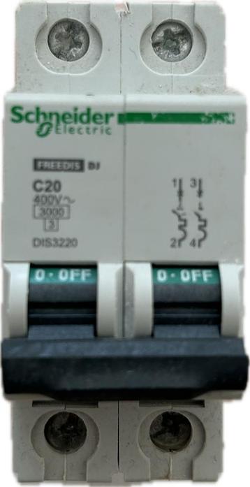 Schneider Electric C20 stroomonderbreker beschikbaar voor biedingen