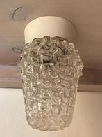 vintage glazen plafondlamp jaren zeventig: 25 euro, Huis en Inrichting, Ophalen of Verzenden, Glas