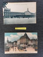 2 oude postkaarten van  Tourcoing, Collections, Enlèvement ou Envoi