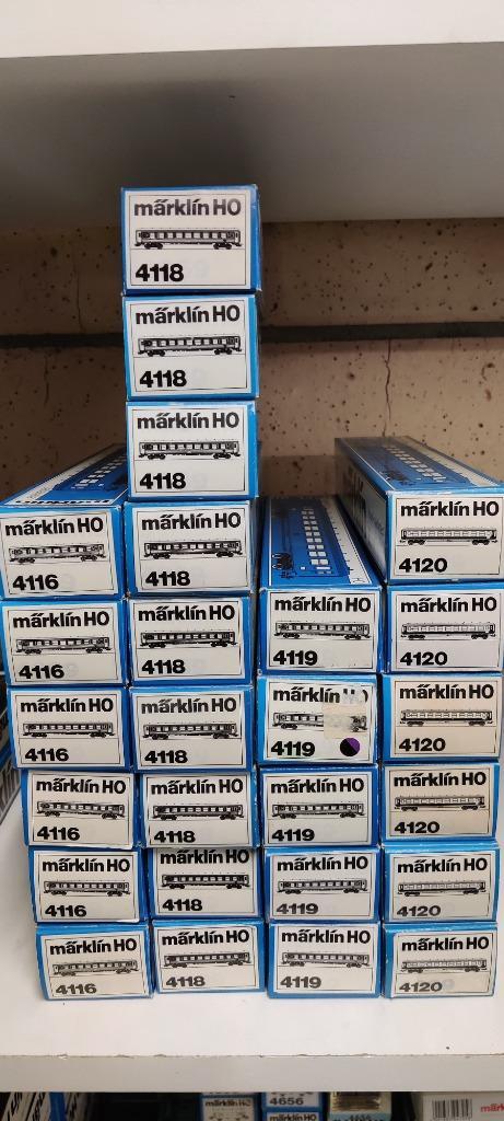 Märklin 4116/4118/4119/4120, Hobby en Vrije tijd, Modeltreinen | H0, Nieuw, Wagon, Wisselstroom, Märklin, Ophalen of Verzenden