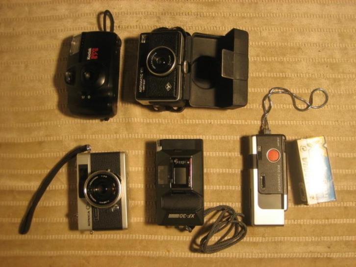 Allerhande fototoestellen, Verzamelen, Foto-apparatuur en Filmapparatuur, Fototoestel, 1960 tot 1980, Ophalen of Verzenden