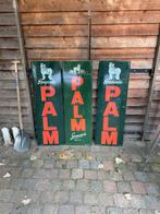 3x emaille reclame borden Palm., Verzamelen, Ophalen of Verzenden, Gebruikt, Reclamebord