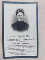 oud bidprentje 1851-1918 Tiegem/Deerlijk, Verzenden, Bidprentje