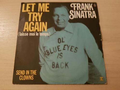 Disque vinyl 45 tours frank sinatra let me try again, CD & DVD, Vinyles | Jazz & Blues, Comme neuf, Blues, 1960 à 1980, Enlèvement ou Envoi