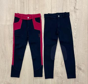 2 pantalons d'équitation Decathlon 8 ans Taille 125 - 132