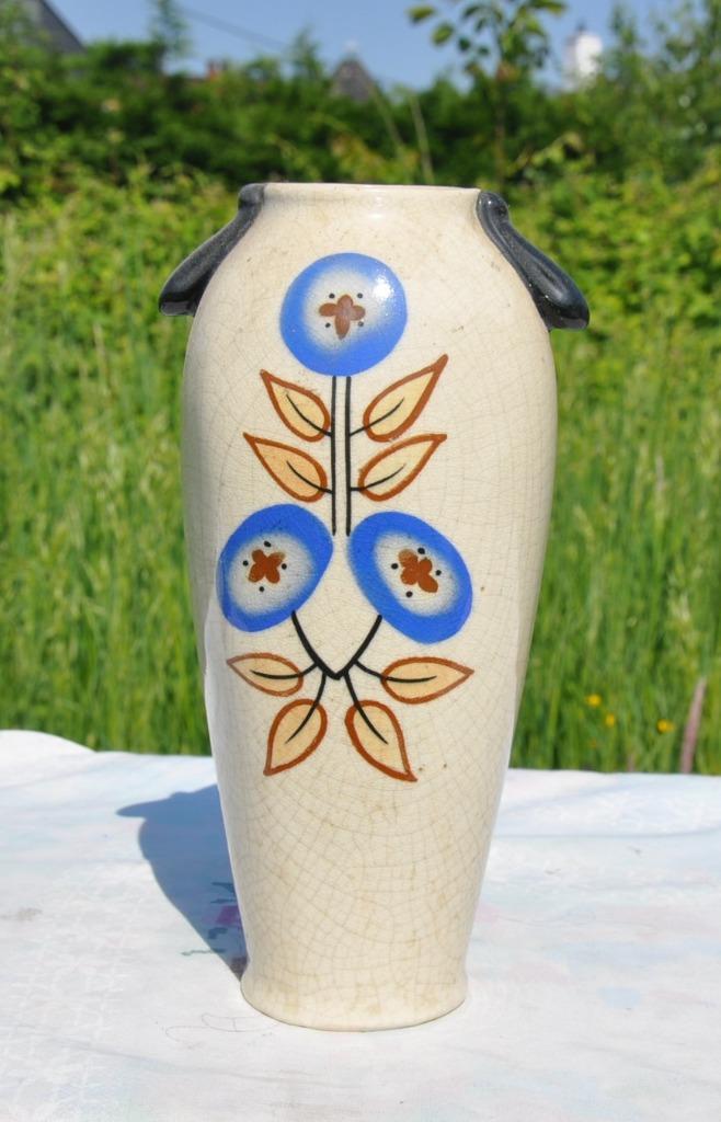 vase art deco amc wasmuel numeroté 554, Antiek en Kunst, Antiek | Keramiek en Aardewerk, Ophalen of Verzenden