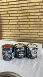 Hammerite metaallak 250ml Rood, wit en gebroken wit, Verzenden, Gebruikt, Rood