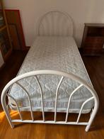 Eenpersoons bed + matras, Maison & Meubles, Chambre à coucher | Lits, Comme neuf, 90 cm, Enlèvement, Une personne