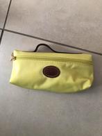 Trousse de maquillage Longchamp, Comme neuf, Jaune, Femme, Enlèvement ou Envoi