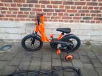 Kinderfiets btwin, met zijwieltjes en stang, Ophalen of Verzenden, Gebruikt, Zijwieltjes