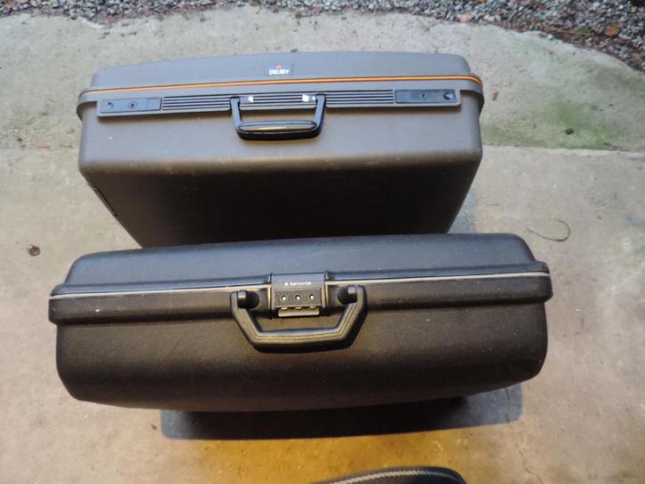 Valises, Handtassen en Accessoires, Koffers, Gebruikt, 50 tot 60 cm, 45 tot 55 cm, Slot, Wieltjes, Ophalen