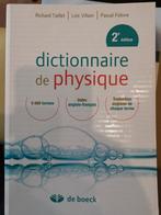 Dictionnaire de physique, Physique, Enlèvement ou Envoi, Utilisé, Secondaire