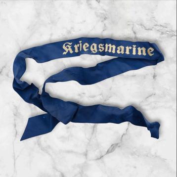 Duitse WO2 Kriegsmarine mützenband beschikbaar voor biedingen