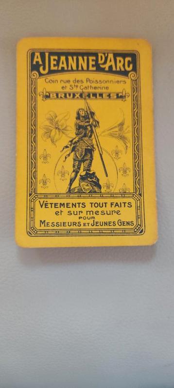 Ancienne carte à jouer Jeanne d'Arc, Enlèvement ou Envoi