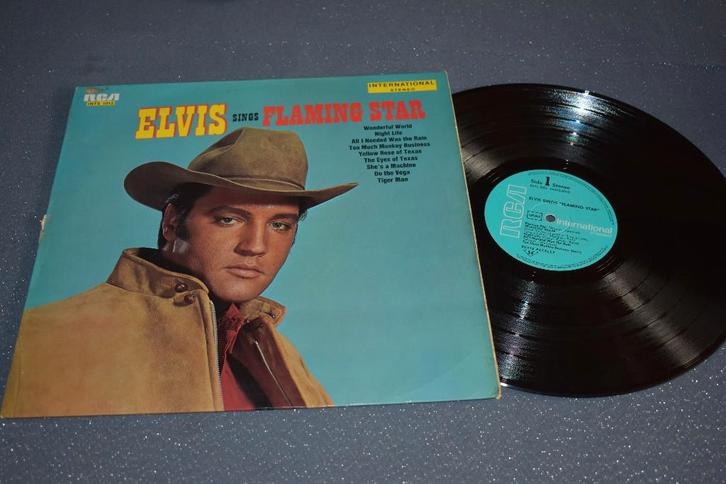 lp van ELVIS : "Flaming Star", Cd's en Dvd's, Vinyl | Rock, Zo goed als nieuw, Poprock, Ophalen of Verzenden