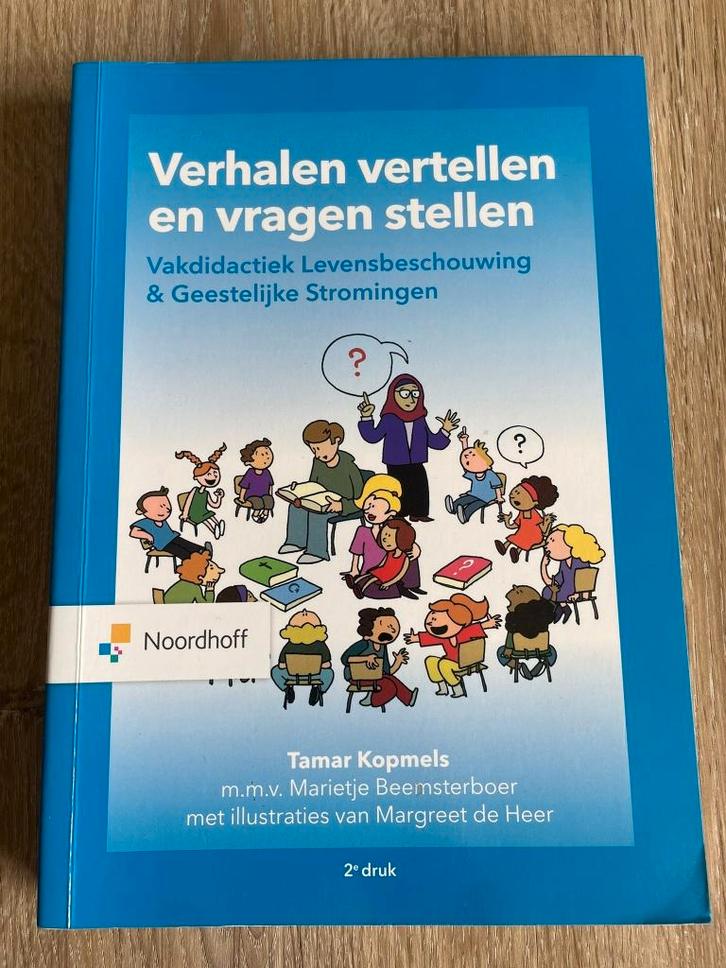 Verhalen vertellen en vragen stellen, Boeken, Schoolboeken, Zo goed als nieuw, Godsdienst en Levensbeschouwing, Overige niveaus