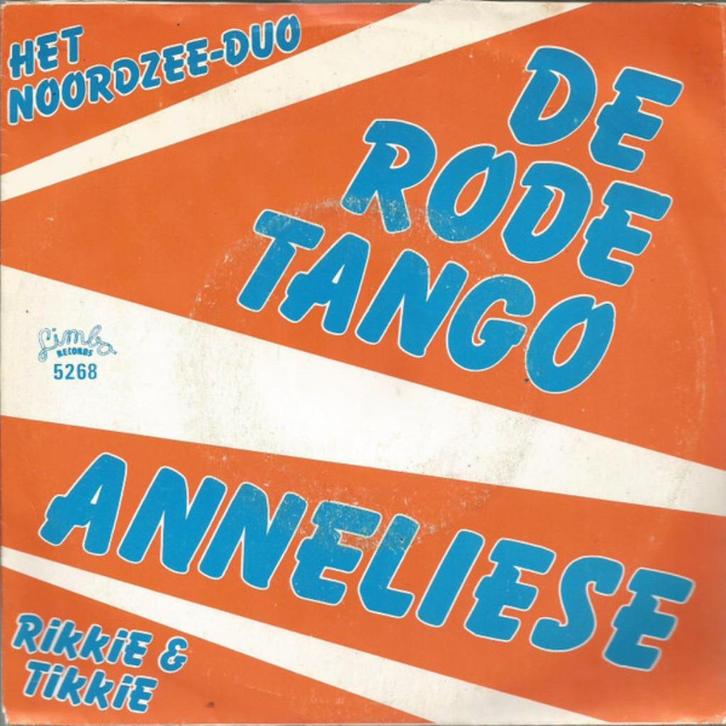 Het Noordzee-Duo/Rikkie & Tikkie–De Rode Tango/Anneliese (7", Cd's en Dvd's, Vinyl Singles, Gebruikt, Single, Nederlandstalig