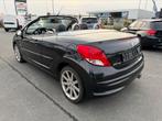Peugeot 207 Cabrio 1.6i export, Auto's, Peugeot, Cabriolet, Zwart, Leder, Bedrijf