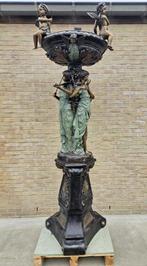 Bronzen grote fontein 2,40 M H als nieuw! 4950 IPV 7350 KOOP, Overige materialen, Ophalen of Verzenden, Zo goed als nieuw, Fontein