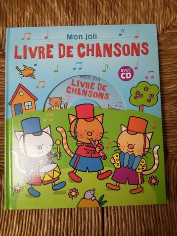 Boek met Franse kinderliedjes incl CD beschikbaar voor biedingen
