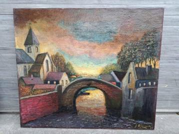 Huile sur toile signe josine breman 1955 beschikbaar voor biedingen