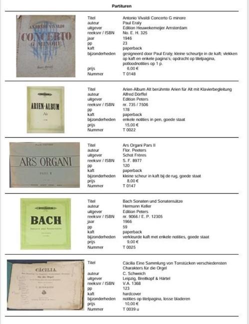 Orgelpartituren en -boeken, Muziek en Instrumenten, Bladmuziek, Gebruikt, Keyboard, Orgel, Ophalen