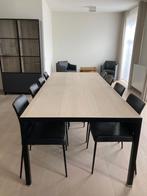Eiken eettafel, Ophalen, 100 tot 150 cm, Klassiek, Eikenhout