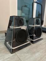 Cicena Cleo Piramid speakers – jaren ’80 - uiterst zeldzaam, Ophalen, Gebruikt, 60 tot 120 watt, Front, Rear of Stereo speakers