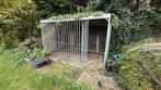 Kennel van gegalvaniseerd staal, Dieren en Toebehoren, Hondenhokken, Ophalen, Hondenkennel, 110 cm of meer, 100 cm of meer