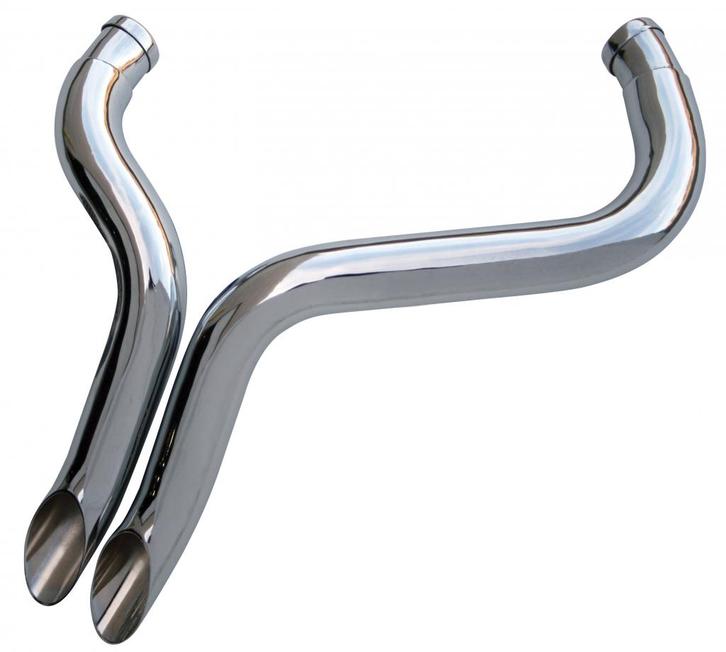 Uitlaat drag pipes chroom Softail Sportster Dyna Touring, Motoren, Onderdelen | Harley-Davidson, Nieuw, Ophalen of Verzenden