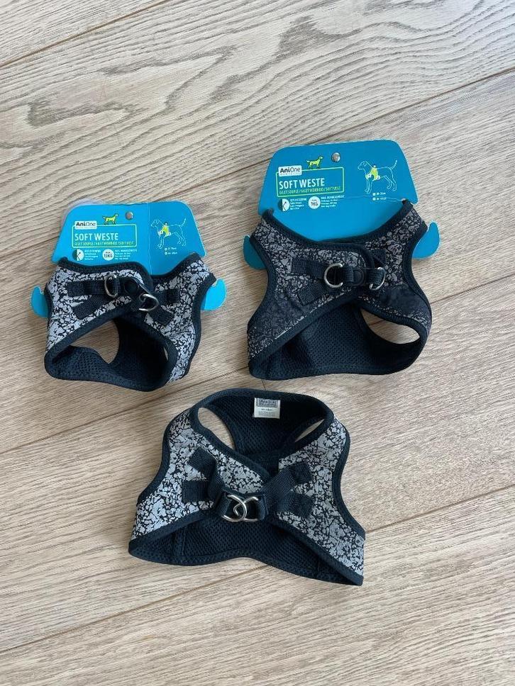 Set van 3 Hondentuigjes voor puppy 3 opeenvolgende maten, Dieren en Toebehoren, Honden-accessoires, Gebruikt, Ophalen of Verzenden