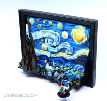 Vincent Van Gogh Starry Night bouwset ongeopend  beschikbaar voor biedingen