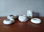 Set marmeren kandelaars, jaren 80., Ophalen of Verzenden