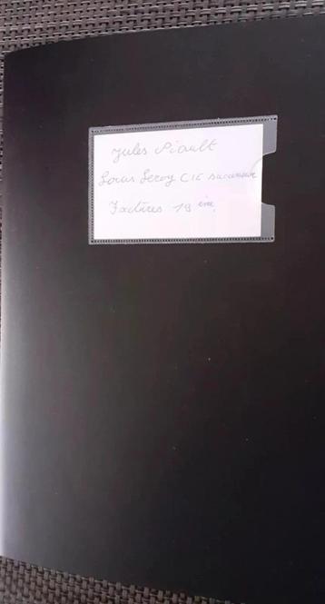 Jules Piault+Louis Leroy+9 oude facturen+ongepubliceerd beschikbaar voor biedingen