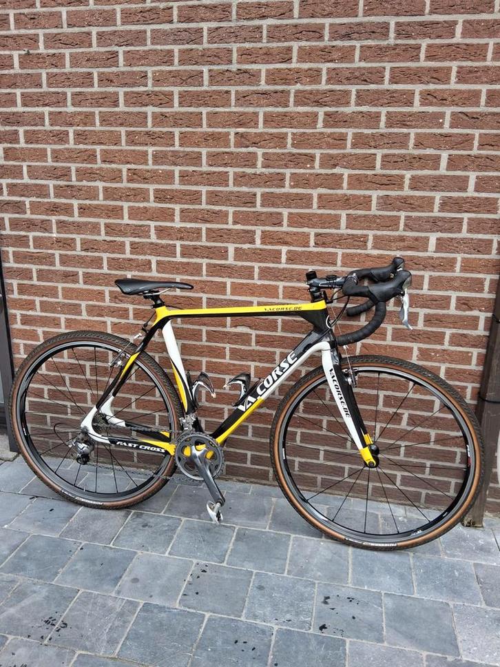 Koersfiets/Cyclocross Va Corse, Fietsen en Brommers, Fietsen | Racefietsen, Zo goed als nieuw, 28 inch, Carbon, 53 tot 57 cm, Ophalen