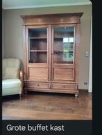 Grote buffetkast met glazen deuren TEAKWOOD Moet asap weg!!, Antiek en Kunst, Ophalen of Verzenden